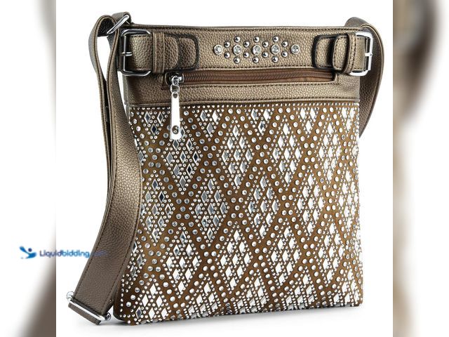 Lot 49-1820232 - 1 New Diamond Bling Crossbody Sling