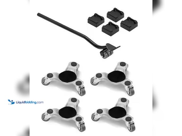 Lot 49-5486263 - VEVOR
Furniture Dolly, 440 lbs. Load Capacity, 3 Wheel Steel 6.3 in. Tri-dolly Heavy Duty Mover wit...