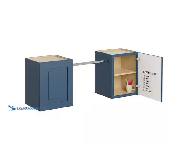 Lot 49-5551890 - MILL'S PRIDE
Greenwich Valencia Blue 23 in. H x 58 in. W x 12 in. D Plywood Laundry Room Wall Cabin...