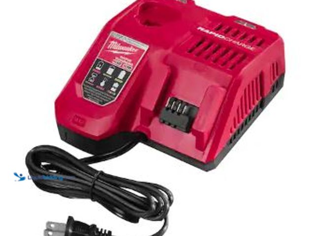 Lot 49-5436258 - Milwaukee M12 and M18 12-Volt/18-Volt Lithium-Ion Multi-Voltage Rapid Battery Charger. Model # 48-59...