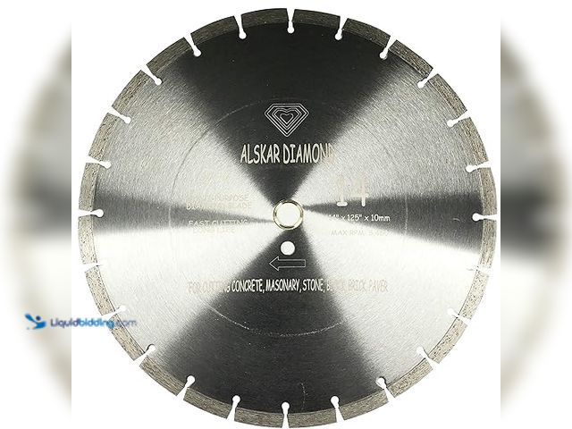 Lot 49-5410792 - USA ADLSS 14 inch Dry or Wet Cutting General Purpose Segmented High Speed Diamond Saw Blades for Con...