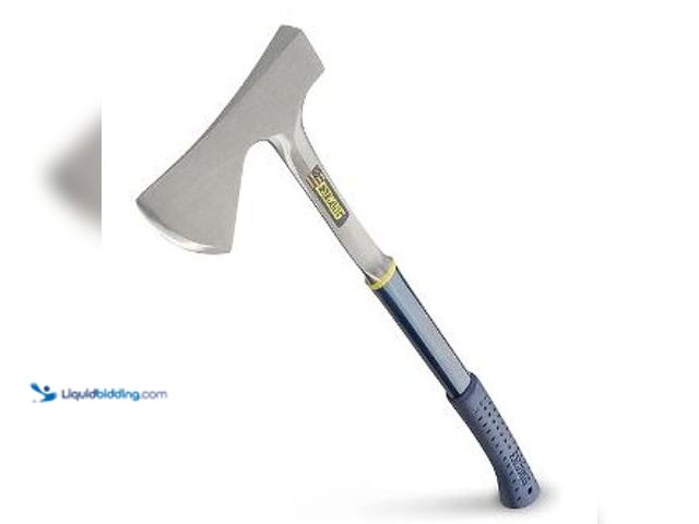 Lot 49-1517020 - ESTWING Camper's Axe - 25.5" Wood Splitting Tool with All Steel Construction & Shock Reduction Grip ...