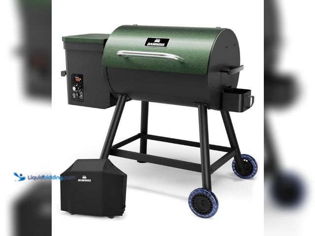 Lot 49-1553996 - Electric Wood Pellet Smoker Grill 8 In 1 BBQ Grills for Outdoor Grill with Auto Feed & PID Temperatu...