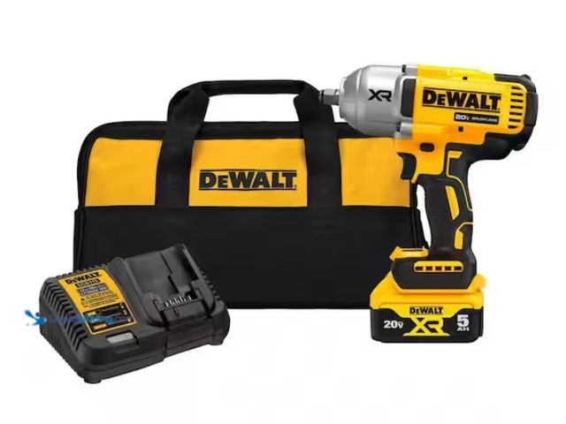 Lot 49-1567794 - DEWALT 20V MAX Lithium-Ion Cordless 1/2 in. Impact Wrench Kit, Model # DCF900P1, Slightly used, Has ...