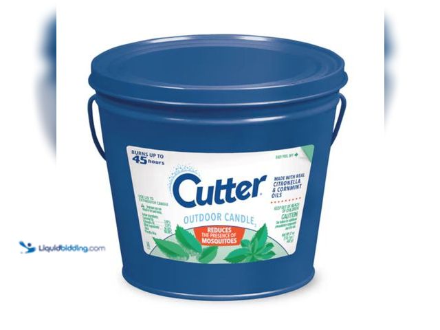 Lot 49-2006506 - Lot of (2) 6-packs of Cutter Mosquito Candle 1 -Wick Blue Tabletop Citronella Candle, Model # HG-974...
