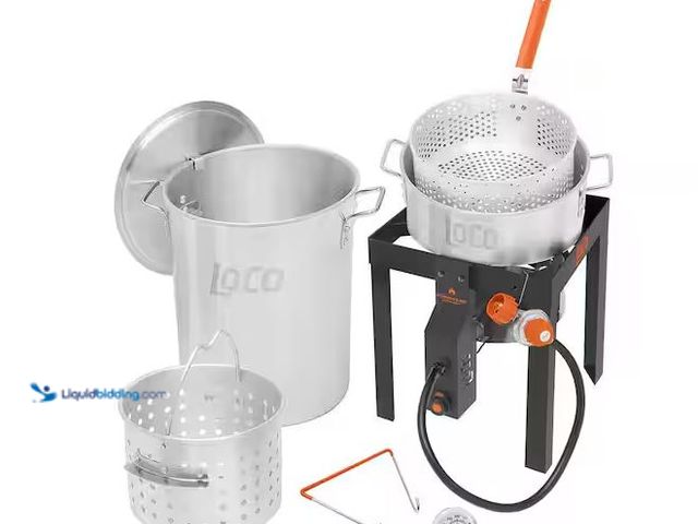 Lot 49-1548041 - LOCO 30 qt. Boil Fry Steam Kit Model # LCBFSKSS, Unused  Ref#SB1024