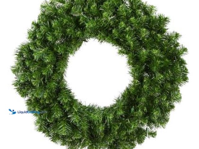 Lot 49-3527928 - 3 ft. Unlit Christmas Wreath - Douglas Fir Item is unused.