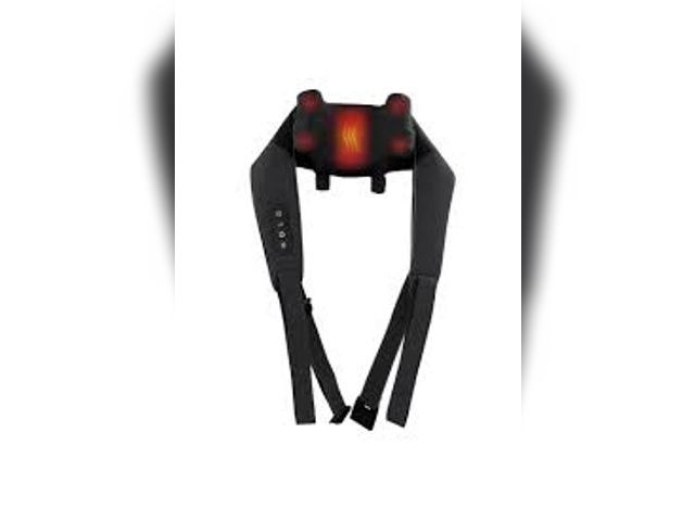 Lot 49-3566687 - FitRx Shiatsu Pro Shiatsu Back and Neck Massager, Cordless Heated Neck and Shoulder Massager Model:8...