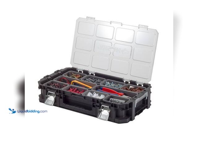 Lot 49-5452604 - Husky
Connect Stackable Portable Heavy Duty Lightweight 10-Compartment Small Tool and Parts Organiz...