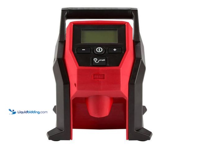 Lot 49-2004187 - Milwaukee M12 12-Volt Lithium-Ion Cordless Electric Portable Inflator (Tool-Only), Model # 2475-20, ...