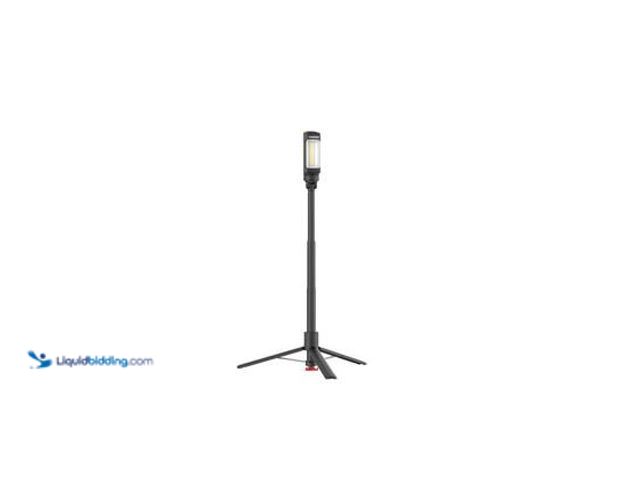 Lot 49-5572453 - QTY 2 -  Husky 800 Lumen LED Rechargeable Detachable Tripod Work Light. Model # K40526. unused
