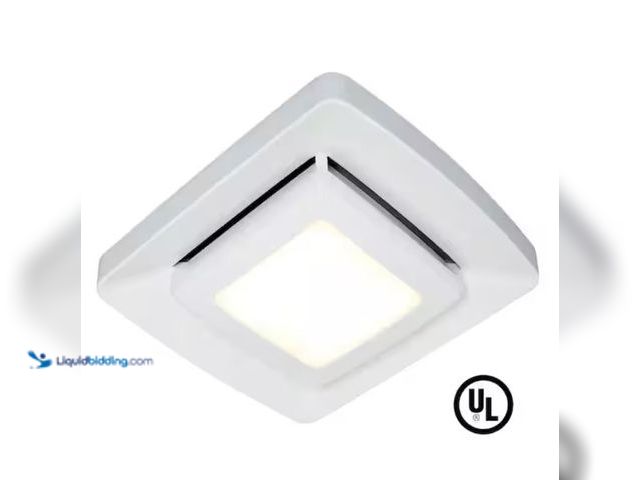 Lot 49-2000876 - Broan-NuTone Quick Installation Bathroom Exhaust Fan Replacement Grille/Cover with LED Light, Model ...
