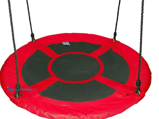 Lot 49-1516211 - Disc Giant Nest Web Rope Hanging Tree Swing Seat Set Heavy Duty Easy to Set Up for Kids Children Adu...