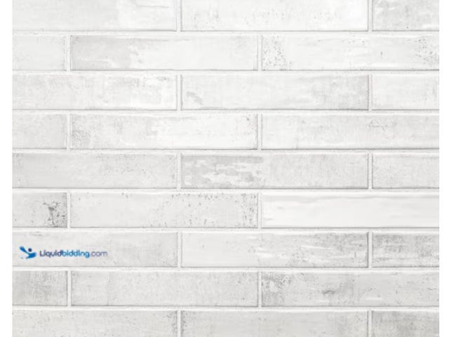 Lot 49-1622834 - Approx. (5) Sq. Ft. of MSI Camden La Perla Subway Tile 2 in. x 10 in., Glossy Ceramic Wall Tile (5.1...