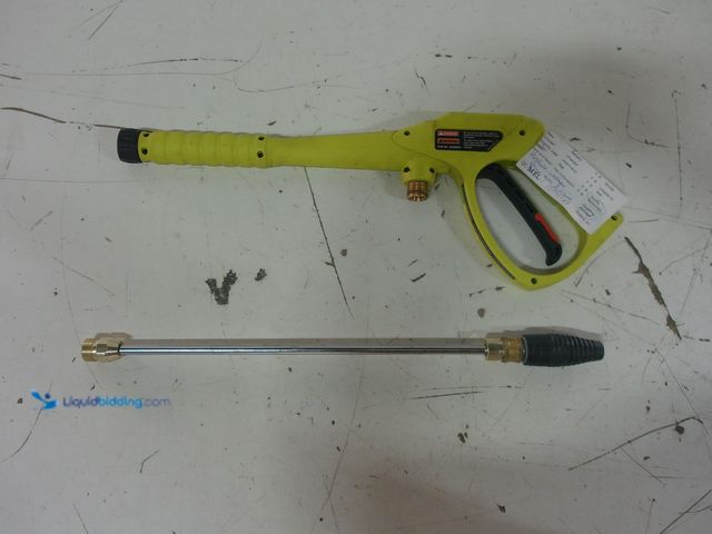 Lot 49-3614774 - Ryobi - MAX 3600 psi wand, nozzle and turbo adapter, Used, Scuffs/Scratches, Shipping damage. (NOTE:...