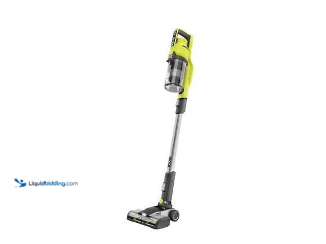 Lot 49-3565895 - RYOBI ONE+ 18V Bagless Cordless Mesh Filter Stick Vacuum Cleaner (Tool Only). Model # PCL720B. Used