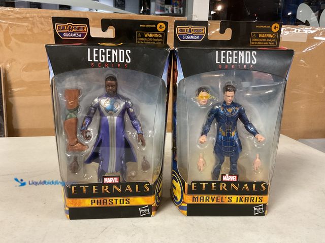 Lot 49-1505621 - COLLECTIBLE LOT OF 2 MARVEL LEGENDS SERIES ETERNALS ACTION FIGURES INCLUDING PHASTOS AND MARVEL’S IK...