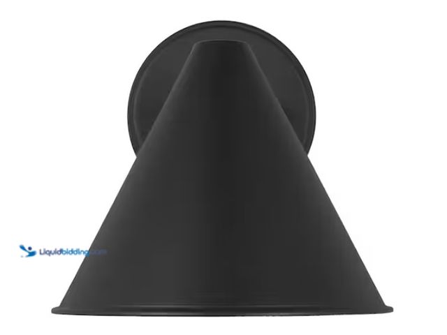 Lot 49-1567686 - Generation Lighting Crittenden 1-Light Black Outdoor Wall Lantern, Model # 8438501-12, Unused.   Ref...