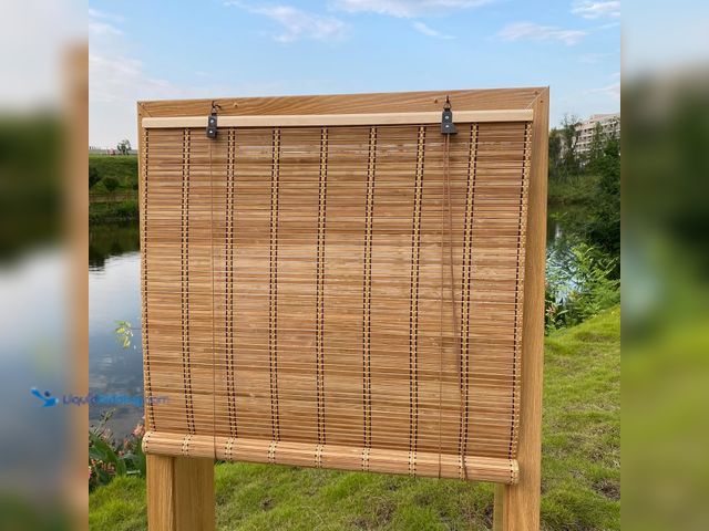 Lot 49-5539980 - XIUXIU Bamboo Roller Shades Roman Shades for Window Roll Up Blinds for Home Light Filtering Indoor O...