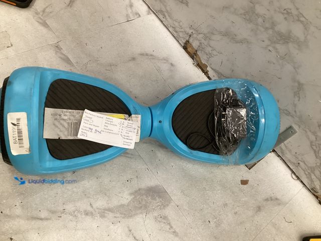 Lot 49-5542653 - Blue Small Hoverboard Item is Used, no charger