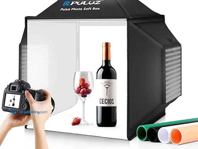 Lot 49-1576813 - PULUZ Portable Photo Studio Light Box, 16x16 inch Professional Dimmable Shooting Tent Kit Soft Box w...