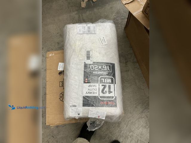 Lot 49-3564549 - SpacEver 12mil 16x20 white tarp. Unused