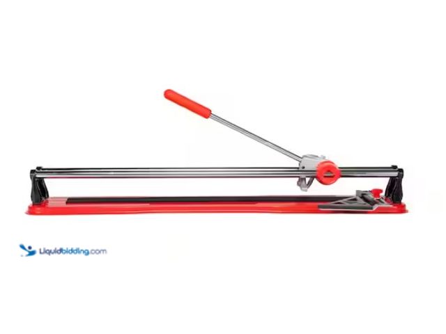 Lot 49-1570363 - Rubi Practic 61 Plus-24 in. Tile Cutter with Tungsten Carbide Blade and Roller Guide, Model # 21979,...