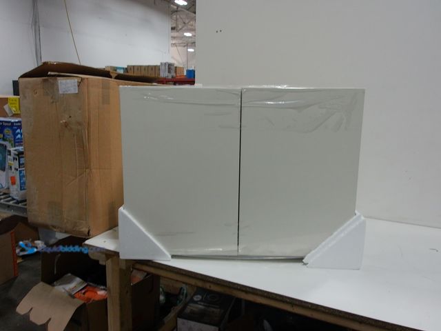 Lot 49-2025686 - KraftMaid W3324 33" x 24.5" x 12" Wall Cabinet, Cream, Model # W3324BUTT-PFBB, Unused.   Ref#PA102