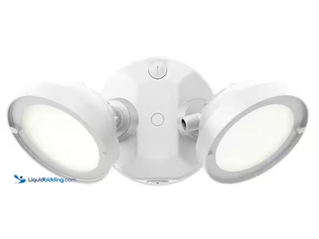 Lot 49-2006743 - HALO TGS 150-Watt 80° White Outdoor Integrated LED Flood Light, Model # TGS2S402FRRW, Unused, Has at...