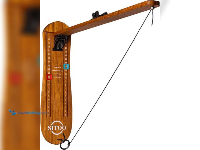 Lot 49-5475936 - Ring Toss Game for Adults, Outdoors Games, Hook and Ring Game with Foldable Arm. Unused