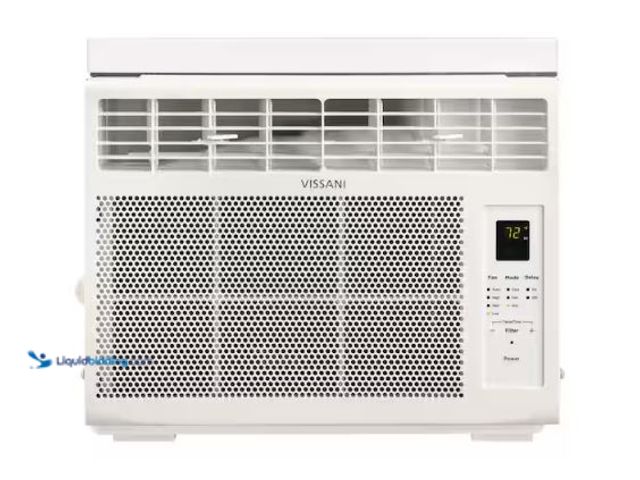 Lot 49-1630727 - Vissani 6,000 BTU 115-Volt Window Air Conditioner for 250 sq. ft. Rooms in White with Remote Model #...