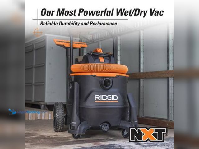 Lot 49-3558628 - RIDGID 16 Gal. 7.0 Peak HP NXT Power Shop Vacuum HD1900 Wet Dry Vac.  Model: HD1900. Used, tested, p...