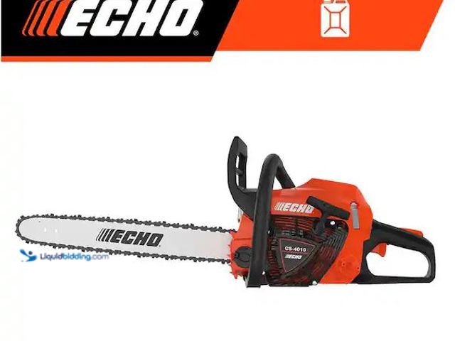 Lot 49-1568802 - ECHO 18 in. 41.6 cc 2-Stroke Gas Rear Handle Chainsaw Model # CS-4010-18AA, Used, Unable To Test, Ha...