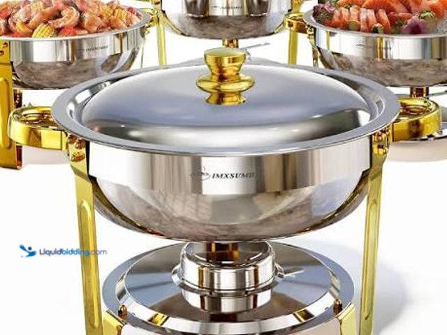 Lot 49-3566952 - Imxsumda Chafing Dish 4 Pc, Unused