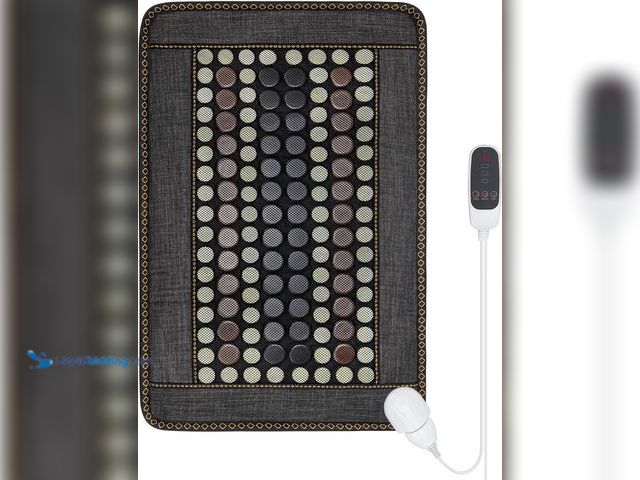 Lot 49-5543369 - Infrared Heating Pad for Back, Large 76 Jade and 52 Tourmaline Heating Pad for Neck Shoulders Back a...
