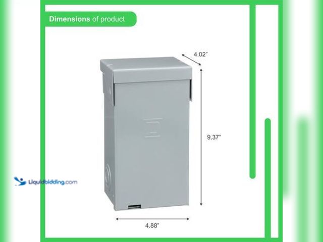 Lot 49-5554236 - Square D Homeline 50 Amp 2-Space 4-Circuit Spa Panel Main Lug Load Center Model # HOME250SPA Used