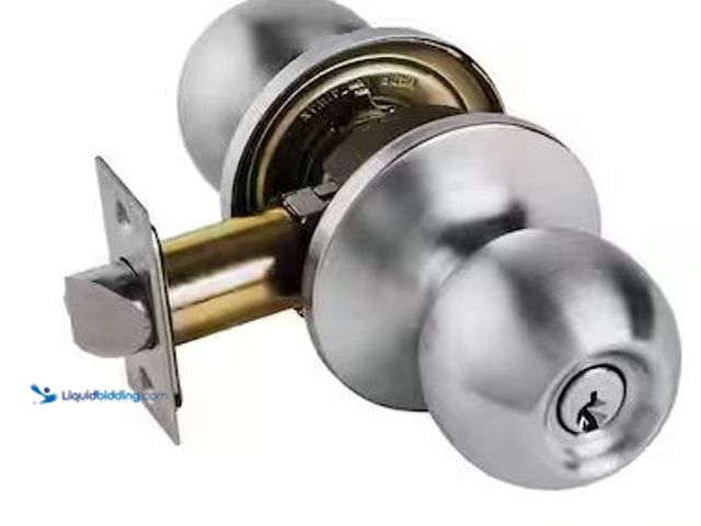 Lot 49-5460377 - Universal Hardware
Light Duty Commercial Storeroom Knob, UL 3-Hour Fire, ANSI Grade 2, Satin Chrome...