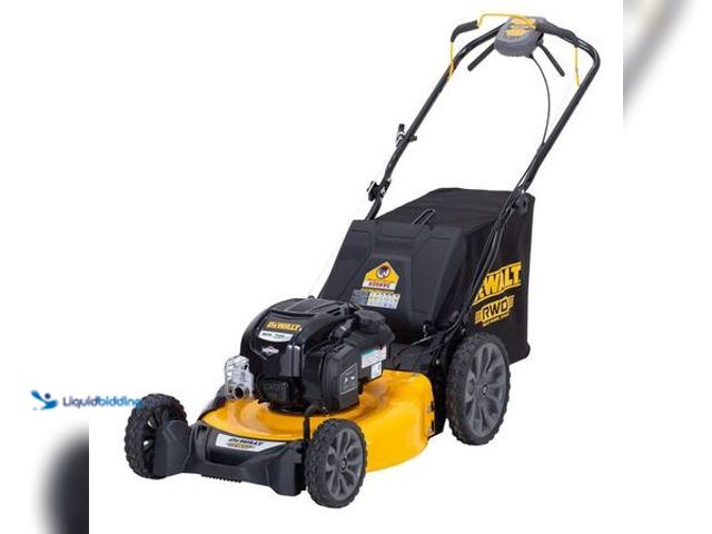 Lot 49-5553397 - DEWALT 21 in. 150cc Briggs and Stratton 625ex Engine Rear Wheel Drive 2-in-1 Gas Self Propelled Walk...