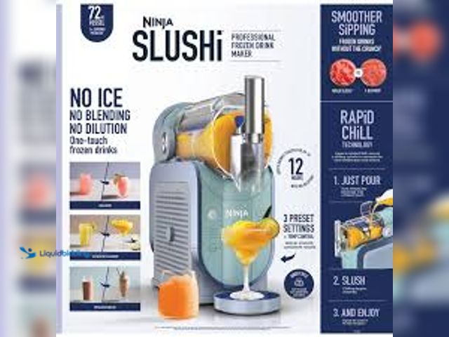 Lot 49-5544609 - Ninja SLUSHi 72-Oz Frozen Drink Machine with RapidChill Technology, 3 Presets, Dishwasher Safe, Slus...