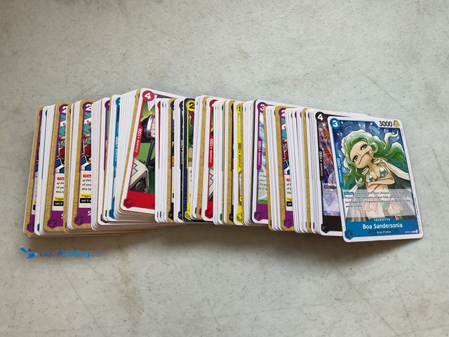 Lot 49-1505255 - COLLECTIBLE AMAZING LOT OF 100+ ONE PIECE COLLECTIBLE TRADING CARDS FROM VARIOUS YEARS AND TYPES LOA...