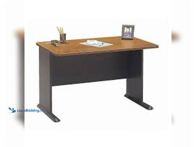 Lot 49-5476282 - Series A Natural Cherry 48 Inch Desk. Item is Unused