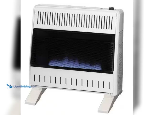 Lot 49-1550368 - ProCom 30,000 BTU Natural Gas Ventless Blue Flame Heater with Base Feet, T-Stat Control, Model # 171...