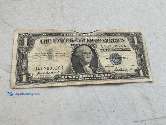 Lot 49-1804526 - 1957 BLUE SEAL UNITED STATES ONE DOLLAR SILVER CERTIFICATE
