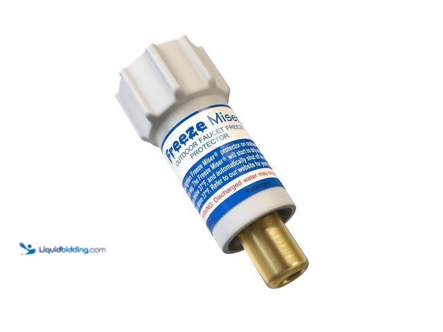 Lot 49-5406769 - Freeze miser Outdoor Faucet Freeze Protector, Model # 6000-01, Unused.