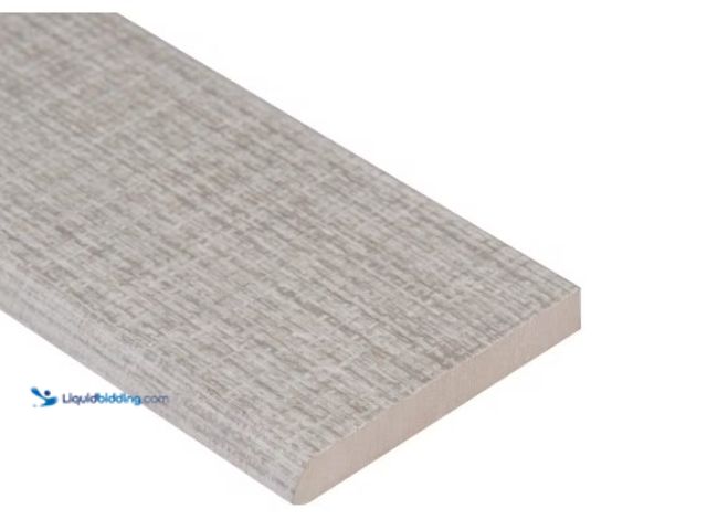 Lot 49-1516532 - MSI Tektile lineart Gray Bullnose 3 in. x 24 in. Matte Porcelain Wall Tile (10 lin. ft./Case), model...