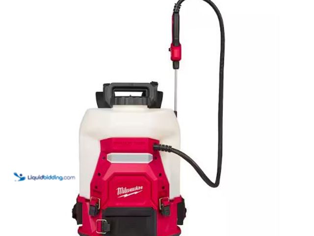 Lot 49-5514610 - Milwaukee
M18 18V 4 Gal. Cordless Battery Powered Backpack Pesticide Sprayer w/Switch Tank Intercha...