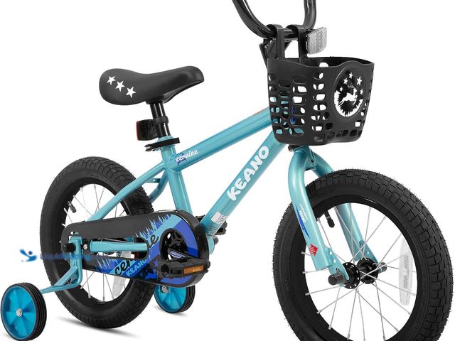 Lot 49-5552977 - KEANO Cervine 14 16 20 Inch Kids Bike for Boys Girls Ages 3-10 Years, 14 16 Inch Toddler BMX Bikes w...