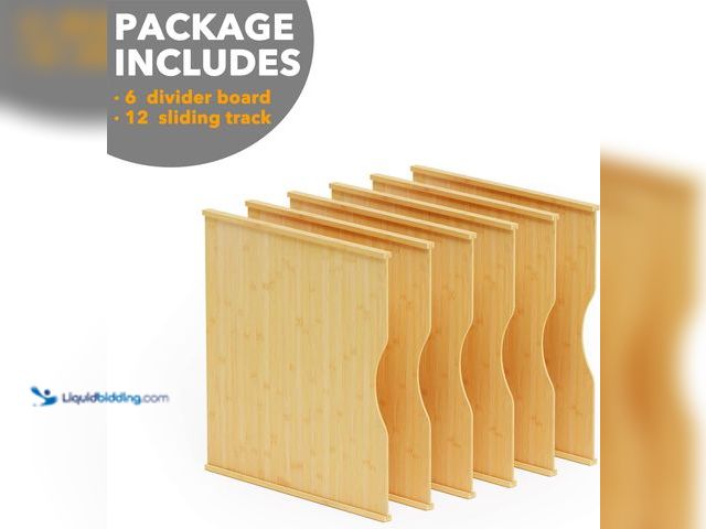 Lot 49-5544205 - SpaceAid 6 Pack Tray Dividers for Cabinets, Pressboard Kitchen Cookie Baking Sheet Organizer for Cab...