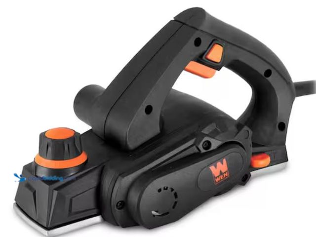 Lot 49-2006073 - WEN 3.8 Amp 2-3/8 in. Corded Hand Planer, Model # 6528, Slightly used, Has attachments, Powers on.  ...