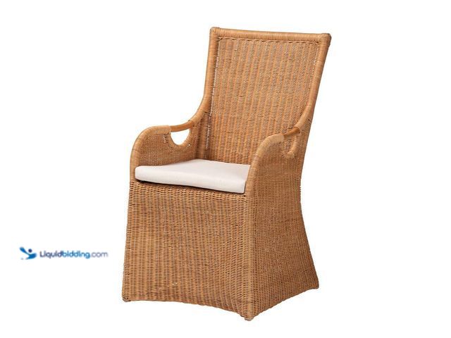 Lot 49-5438215 - bali & pari
Amsterdam Light Honey Rattan Dining Chair. Item is Unused